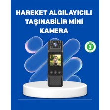 Pileli Store Mini Kamera 1080P Full Hd Döner Lens Taşınabilir