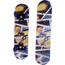 Delixa Küçük Boy 42 cm Pvc Tekerlek Kaykay Renk Desenler Karışıktır)