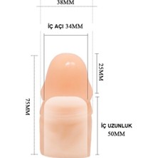 Delixa Truvashop, 3cm Dolgulu Uzatmalı Prezervatif Penis Kılıfı