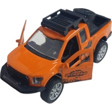 Esranın Dünyası Çek Bırak Metal Arazi Aracı 13 cm - Turuncu (Lisinya)