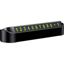 Delixa Araç Torpido Üstü Aç Kapa Numaratör Parktel Telefon Yazısı
