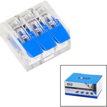 Esranın Dünyası 100 Adet 3 Lü 2x2.5 Kablo Geçmeli Mandallı Buat Klemensi (4887)