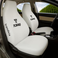 Delixa Tofaş Logolu Penye Koltuk Kılıfı Seti - Ön Arka Koltuklara Uygun Servis Tipi Kılıf