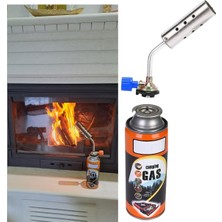 Delixa Şömine Yakma Yüksek Alevli Pürmüz Torch Yakma Barbekü Odun Kömür Tutuşturma Tabancası
