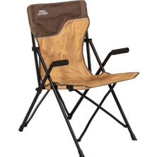 Delixa Katlanır Kamp Sandalyesi, 120 Kapasiteli, Dayanıklı Tatil Sandalyesi, Taşıma Çantalı Doğa Yürüyüşü S