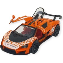 Esranın Dünyası Çek Bırak Metal Arabalar 13 cm - Turuncu (Lisinya)