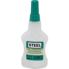 Esranın Dünyası 24 Adet Wincell Steel Hızlı Yapıştırıcı 37GR Mdf-Ahşap-Metal-Plastik-Deri (4887)