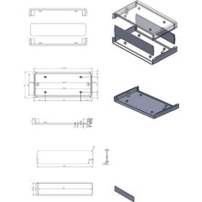 Delixa Proje Kutusu (Ölçüleri: 145X85X38MM)