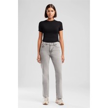 Lee Cooper Abel Kadın Basic Bisiklet Yaka T-Shirt Siyah