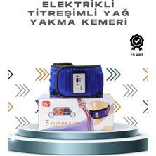 İlkyaz Fashion 5 Motorlu Manyetik Masaj Kemeri – Bel, Kalça ve Bacak Için Zayıflama