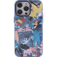 Akay Avm Iphone 13 Pro Kılıf Prada Desenli Kapak - Prada Pembe - 1