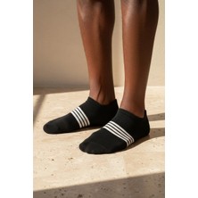 Bony Socks Erkek Şeritli Step Çorap Siyah