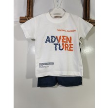 Diba Bebek Adventure Baskılı Şortlu - Kısa Kollu Erkek Çocuk 2 'li Takım