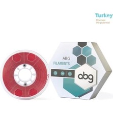  abg abs kırmızı filament 1.75mm 1kg