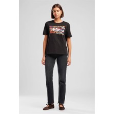 Lee Cooper New Diana Kadın High Rise Straight Fit Jean Pantolon Antrasit