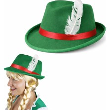 Nessi World Yeşil Tüylü Alman Bavyera Şapkası