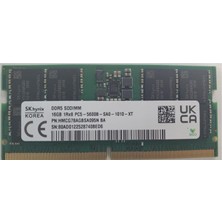  sk-hynix hmcg78agbsa095n 16gb ddr5 5600mt cl46 262 pin sodımm, 1.1v notebook ram bellek