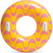 Nessi World 59256 Tutamaçlı Girdap Halkaları Desenli Simit 91 cm