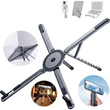 Feny Fn-Ms10 Magstone 360° Dönebilen Ayarlanabilir Kademeli 3İN1 Magsafe Laptop Stand