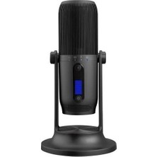 Thronmax M2 Mdrıll One Siyah Usb 48Khz 16Bit Hd Stüdyo 4Tip Kayıt Rgb 3,5Mm Led Type-C Mikrofon