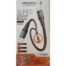 Megatech Mt-120T Hasır 120W Type-C To Type-C Data Kablosu