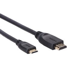  vcom cg583-1.8 siyah 1.8mt hdmı to mini hdmı erkek kablo