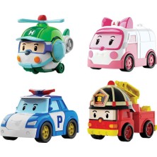 Nessi World Polı MRT-760 Robocar Poli Nessiworld Kasabanın Kurtarma Araçları 4lü Set