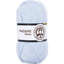 Ata Store 1 Adet Madame Cotton El Örgü Ipi Yünü 100 gr 031 Bebe Mavisi