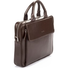 Guard Kahverengi Hakiki Deri 14' Inç Laptop Çantası  - GRD260418WT1597