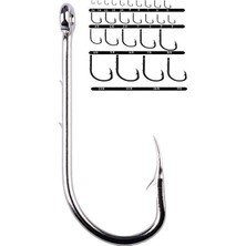 Youvella 1466 Delikli Tırnaklı Papağan Olta Iğnesi 100'LÜ Kutu Nikel No:4