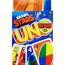 Resimli Uno Brawl Stars Oyun Kartı Turuncu