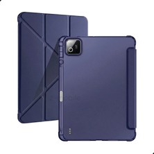 Z-Mobile Xiaomi Mi Pad 7/7 Pro ve Mi Pad 8/8 Pro Kılıf Üçe Katlanan Kalem Bölmeli Standlı Tablet Kılıfı Uyandırma Özellikli Darbelere Dayanıklı