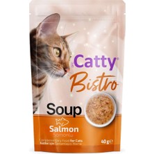 Catty Bistro Somonlu Kedi Çorbası 40 gr