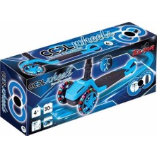 Nessi World Nessiworld Işıklı Katlanabilir Scooter Mavi