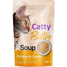 Catty Bistro Tavuklu ve Havuçlu Kedi Çorbası 40 gr