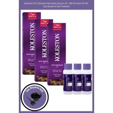 Wella Koleston 6/7 Çikolata Kahve 3’lü Tüp Boya + 3’lü %6 Oksidan Boyama Seti (Hediyeli)