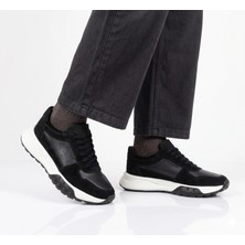 VARNAS Erkek Siyah Süet Hakiki Deri Casual Günlük Sneaker Eva Taban Ayakkabı – Gardi
