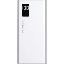 Mobilite 30000 Mah 22.5W Turbo Şarj Dahili Kablolu LED Göstergeli Pd ve Qc 3.0 Powerbank