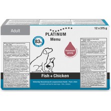 Platinum Balıklı ve Tavuklu Yaş Köpek Maması 375GR