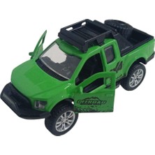 Esranın Dünyası Çek Bırak Metal Arazi Aracı 13 cm - Yeşil (Lisinya)