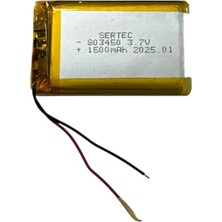 Nemere 803450 3.7V 1500MAH Li-Polymer Pil DEVRELI/1.5A