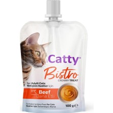 Catty Bistro Dana Etli Yetişkin Kedi Krema Ödülü 100 gr