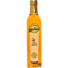 Colezium Doğal Fermantasyon Katkısız Içilebilir Üzüm Sirkesi Cam Şişe 500 ml