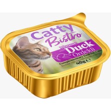 Catty Bistro Mousse Ördekli Yetişkin Kedi Konservesi 40 gr