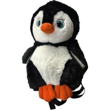 Unicus Peluş Sırt Çantası Siyah Penguen UNCS-1059