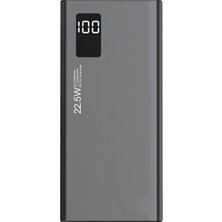 Mobilite 20000 Mah 22.5W Turbo Şarj Dahili Kablolu LED Göstergeli Pd ve Qc 3.0 Powerbank