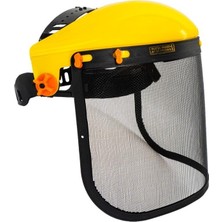 Ablacks Profesyonel Telli Tırpan Maskesi Ayarlanabilir Sert Plastik Yüz Koruyucu Siperlik Telli Maske