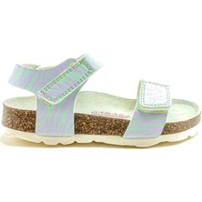 Superfit Ortopedik Çocuk Sandalet P 000123-7510 - Yeşil Lila Hellgrün / Rosa