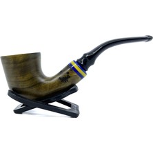 Dapper Bent Dublin Briar (Gül Kökü) 9 mm Filtreli El Yapımı Pipo - 3571