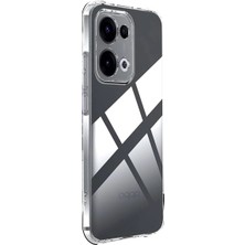 MobaxAksesuar Oppo A6 Pro 4g Kılıf Şeffaf Silikon Hibrit Case